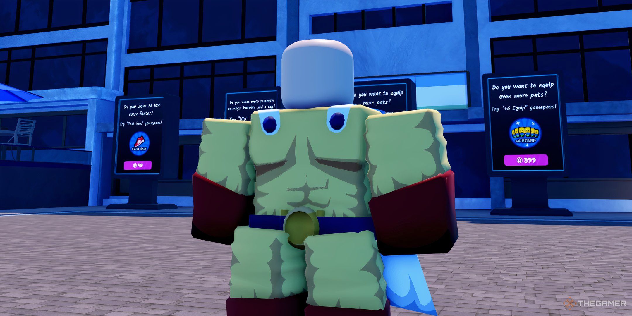 a player in One Punch Fighters X on Roblox