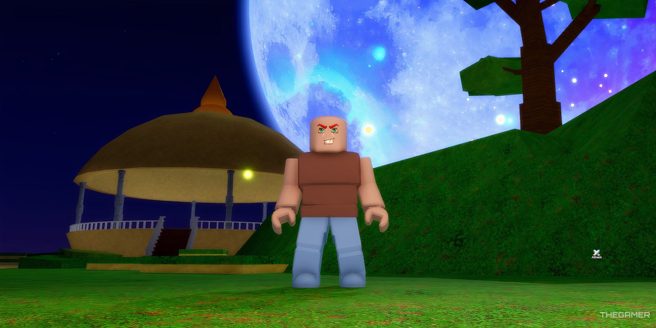 a player in RNG Hero Squad on Roblox