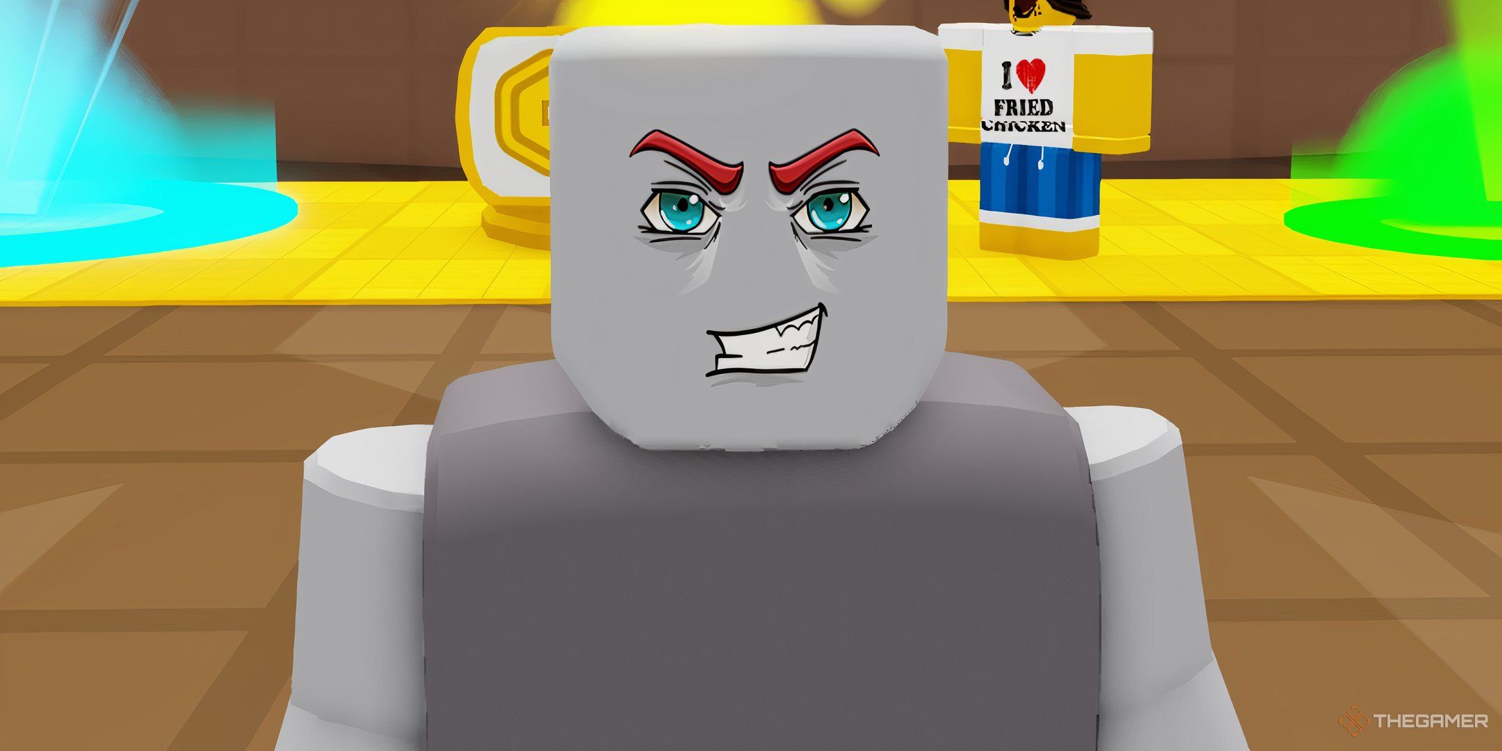 a player in Poo Race on Roblox