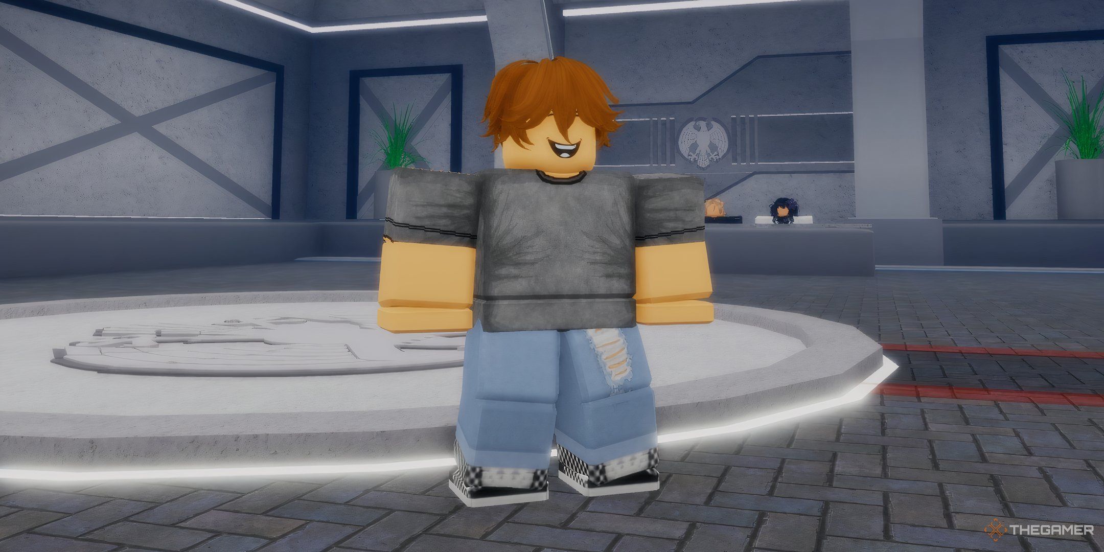 a player in One Punch Hero on Roblox