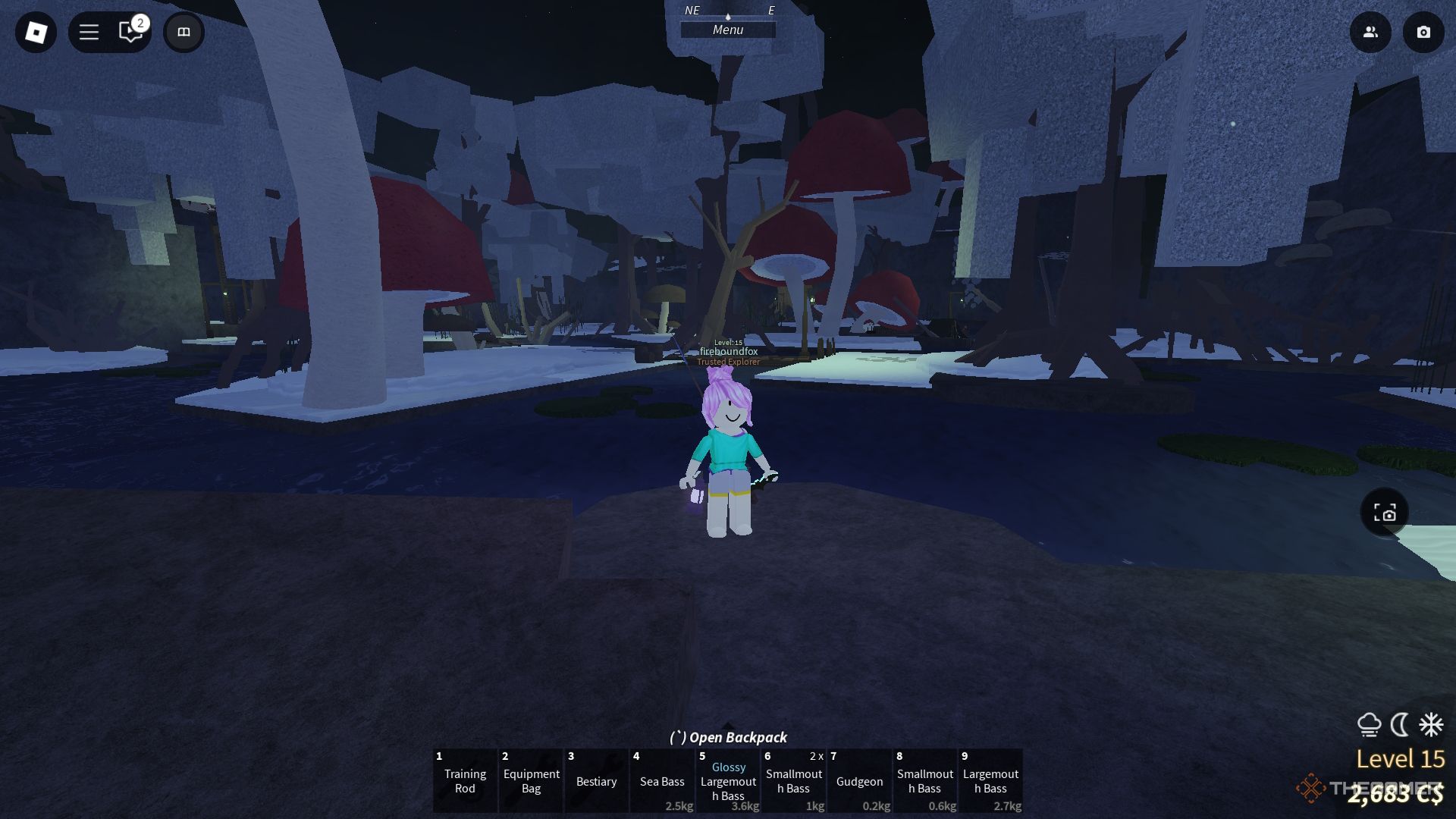 Mushgrove Swamp in Fisch on Roblox.