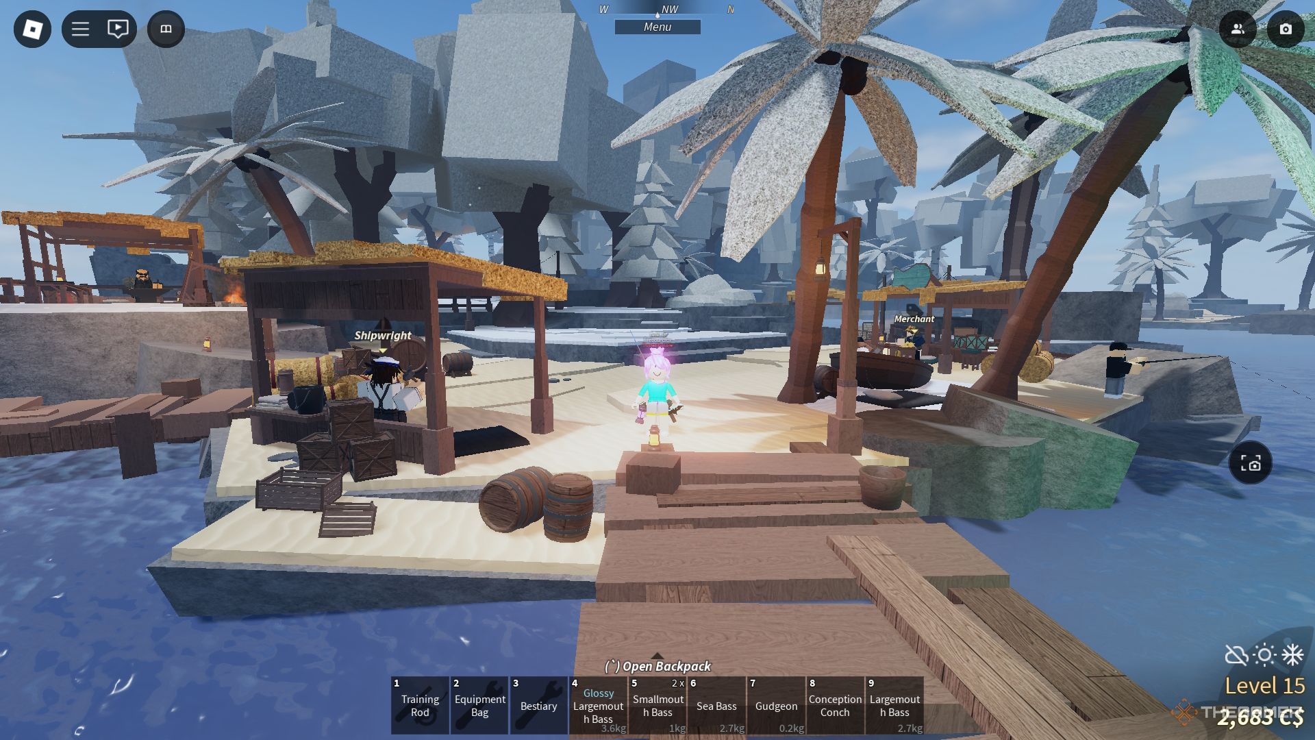 Roslit Bay in Fisch on Roblox.