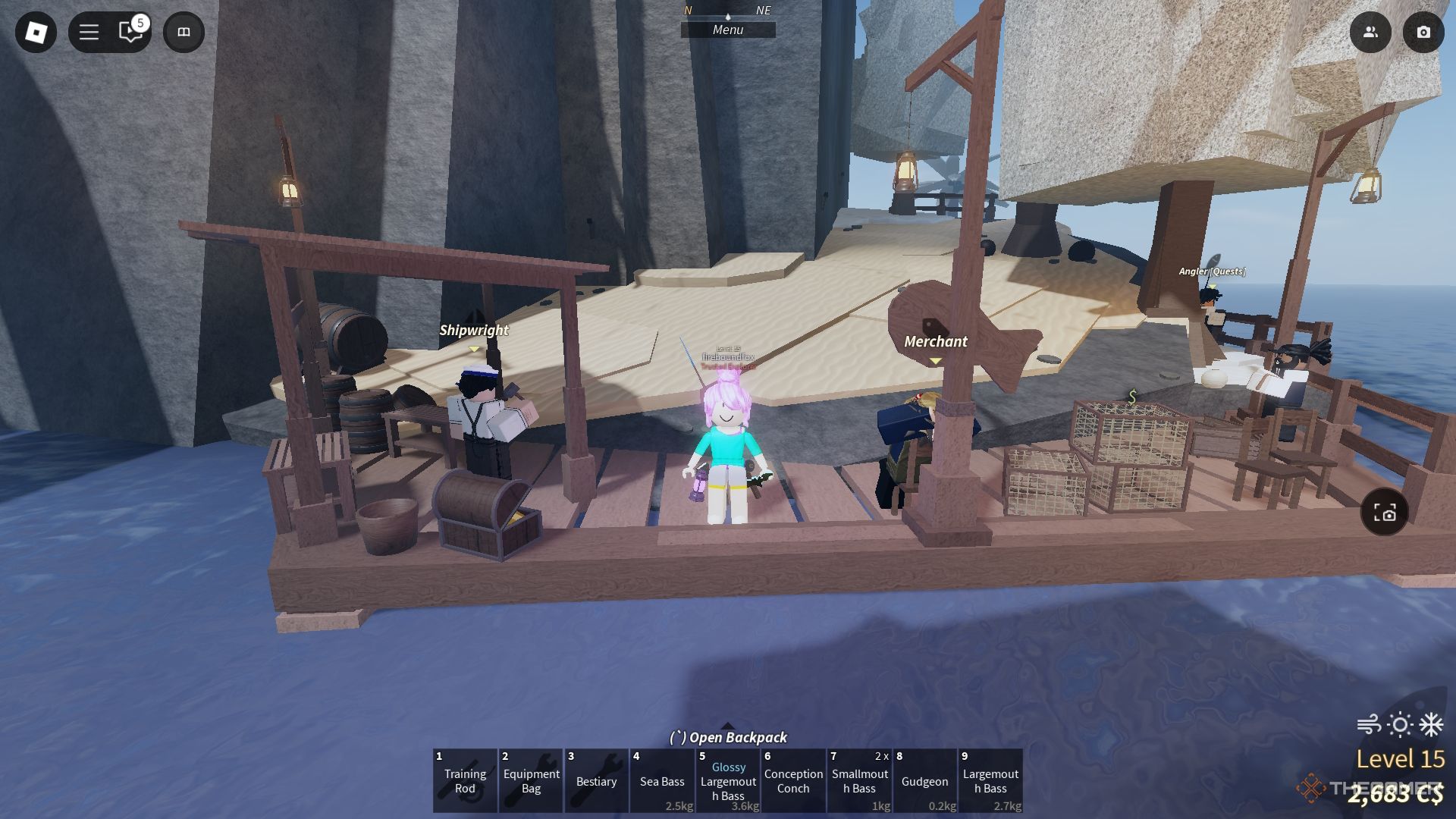 Sunstone Island in Fisch on Roblox.