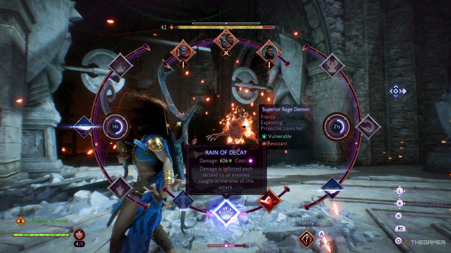 Aiming at Superior Rage Demon in Dragon Age: The Veilguard