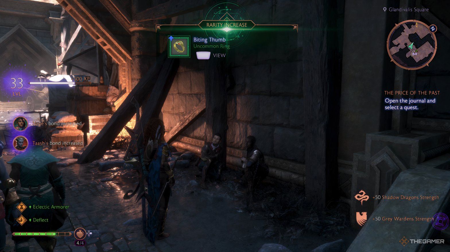Cornered in the Catacombs rewards in Dragon Age The Veilguard