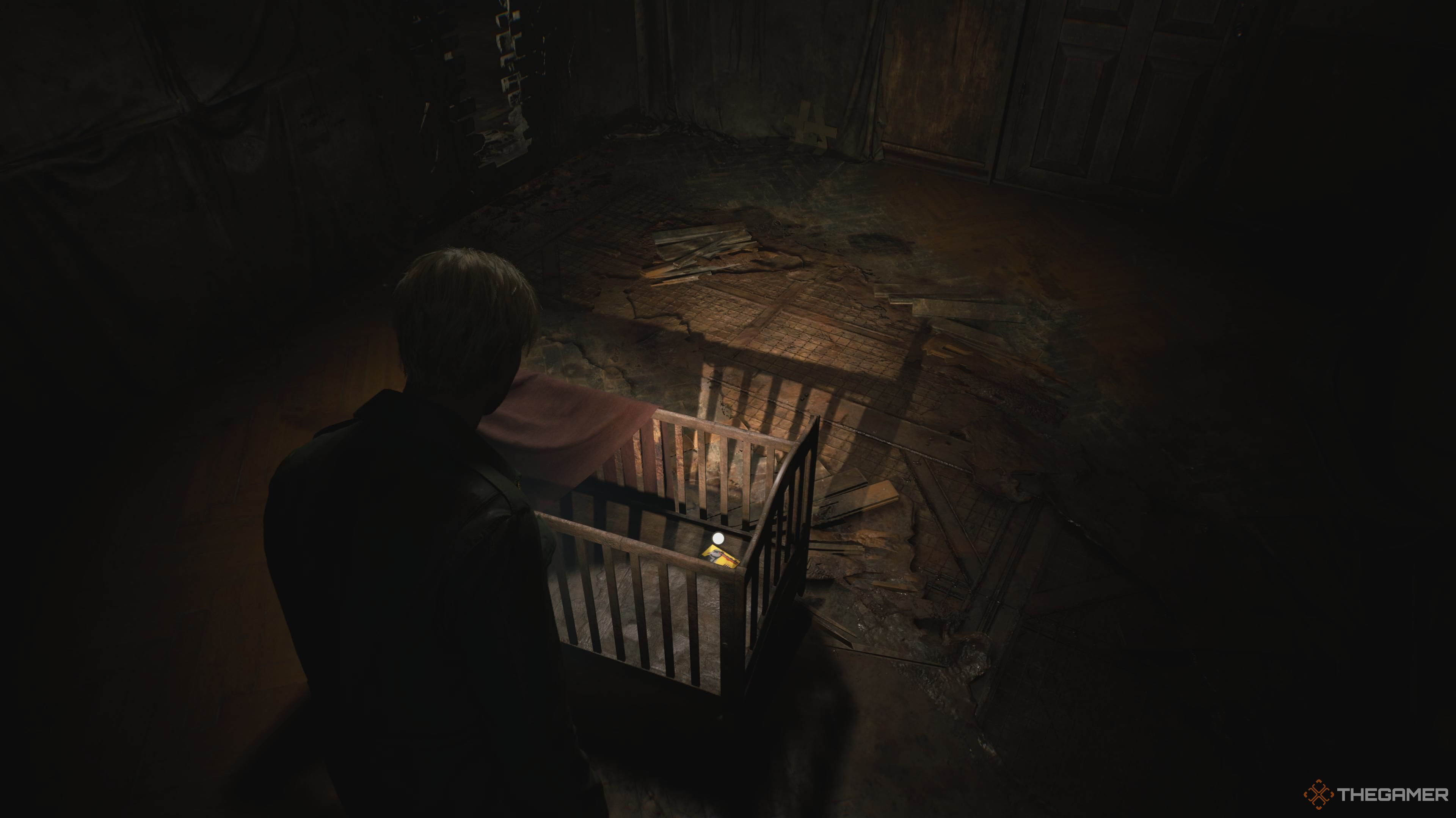 Silent Hill 2. Blue Creek Apartments. Finding Ammo in a crib.
