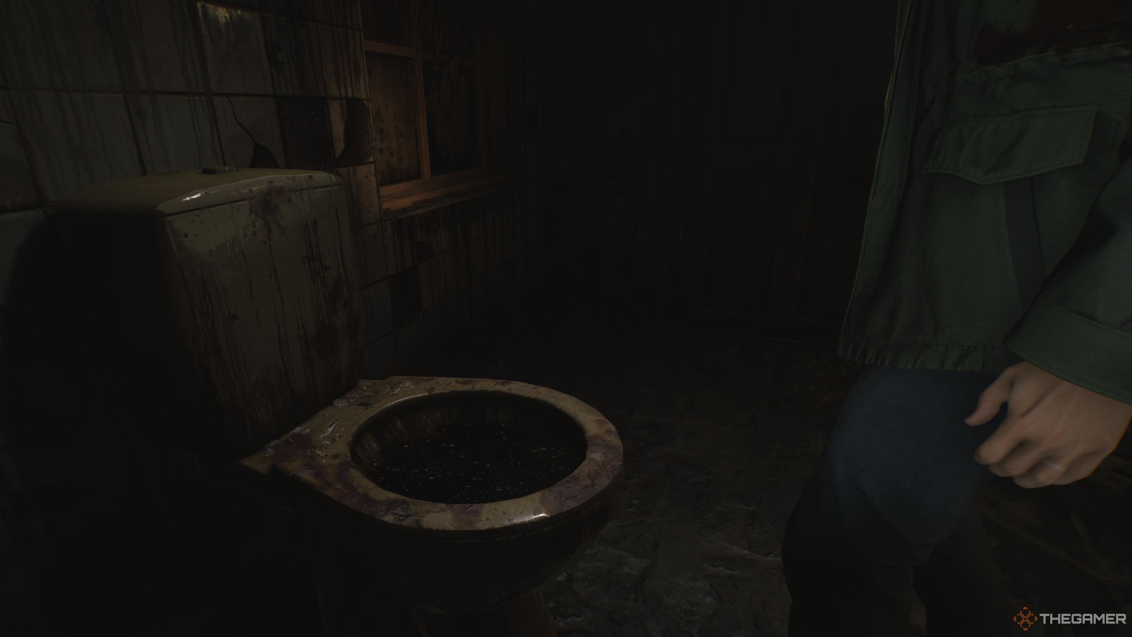 Silent Hill 2. Blue Creek Apartments. The filled toilet.