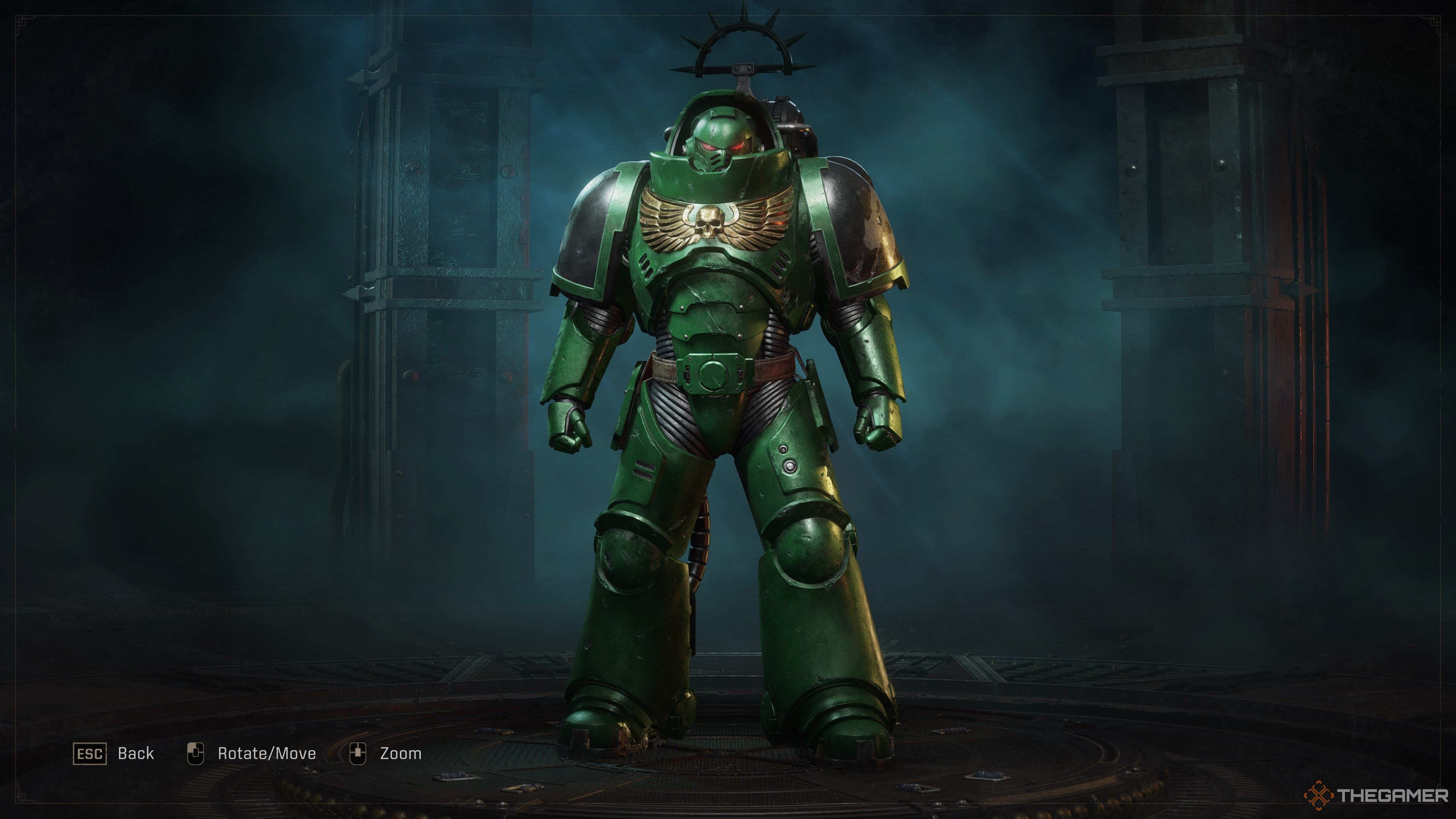 Space Marine 2 Salamander Heavy Marine