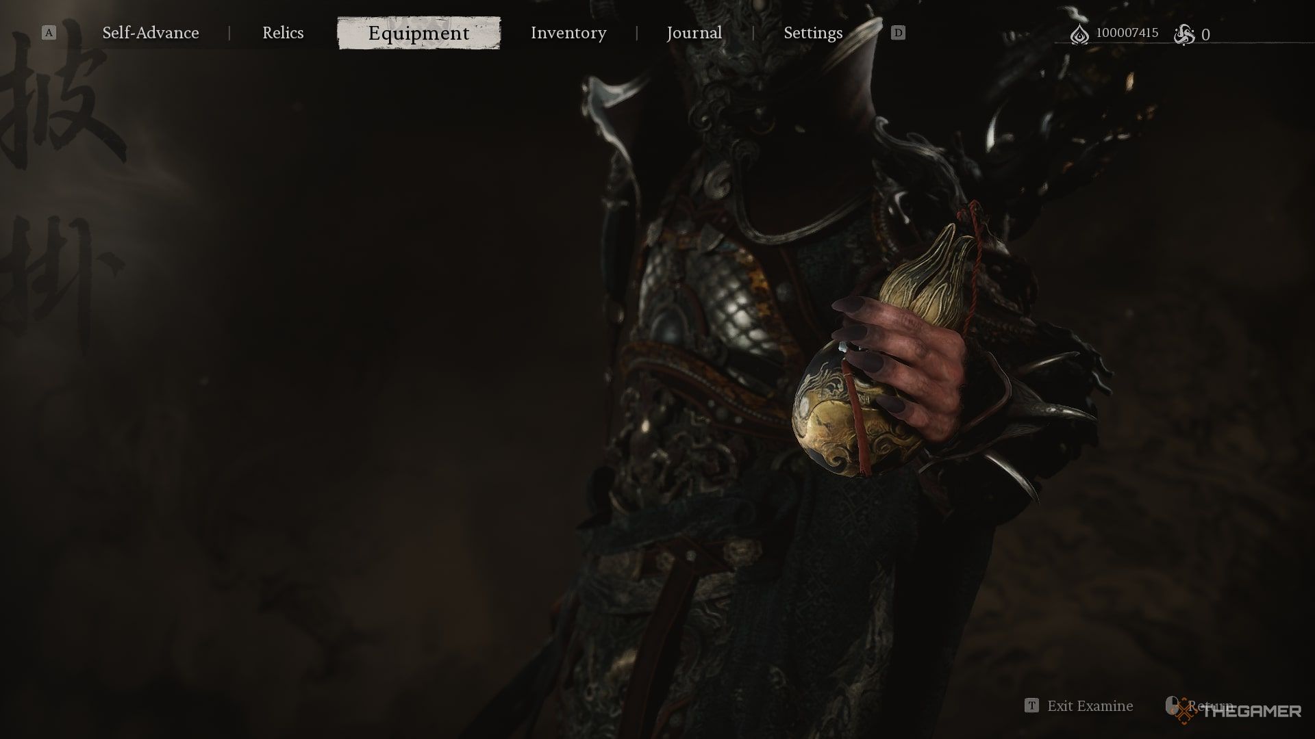 The Destined One holding the  in Black Myth: Wukong. 