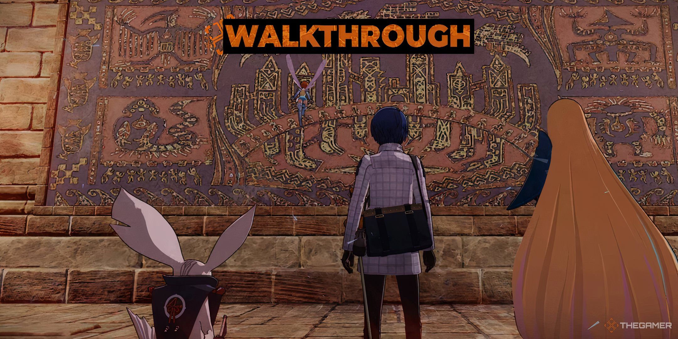 The Dragon Temple murals in Metaphor_ ReFantazio.