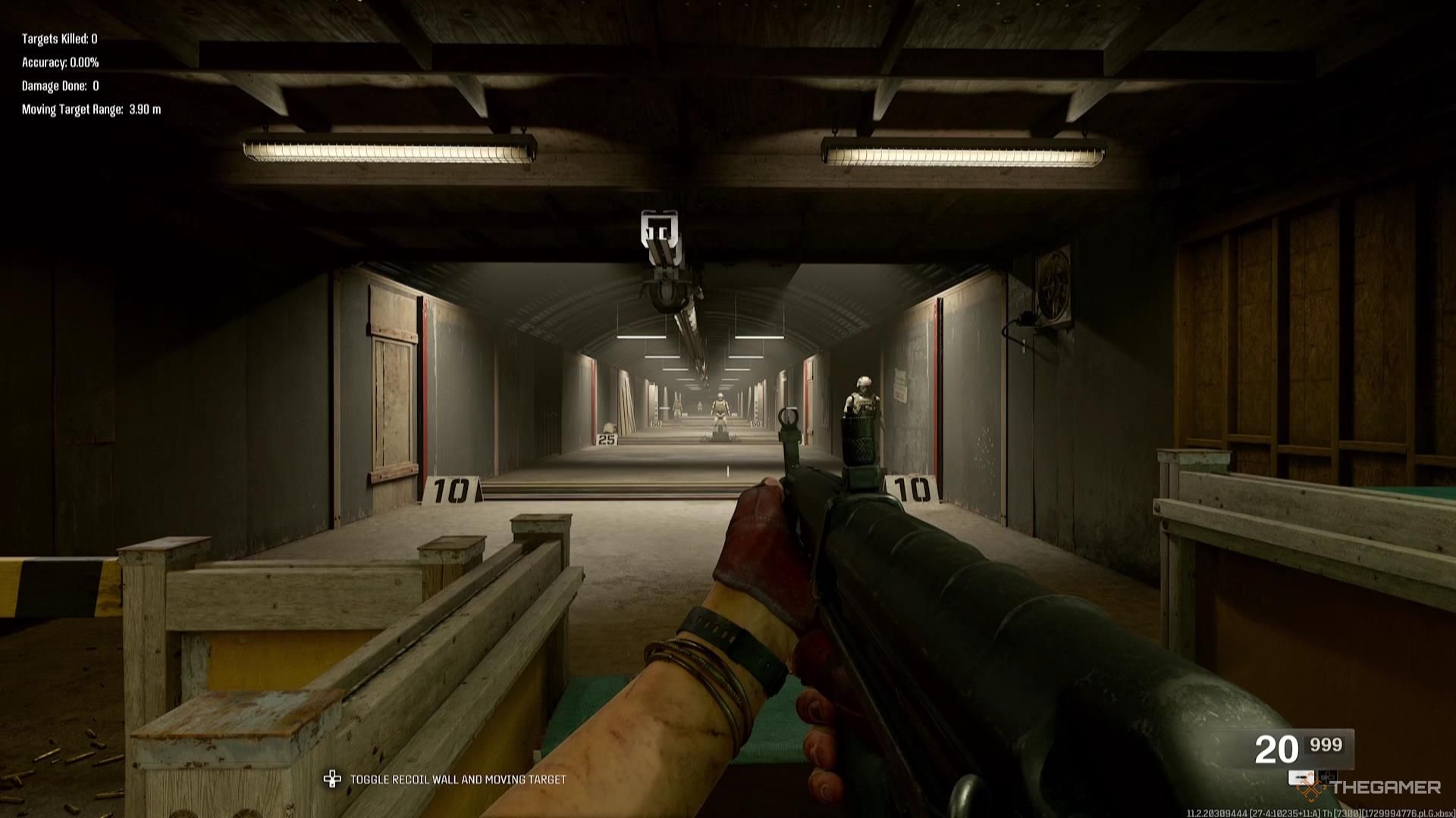 The Tsarkov in the shooting range of Call of Duty: Black Ops 6.