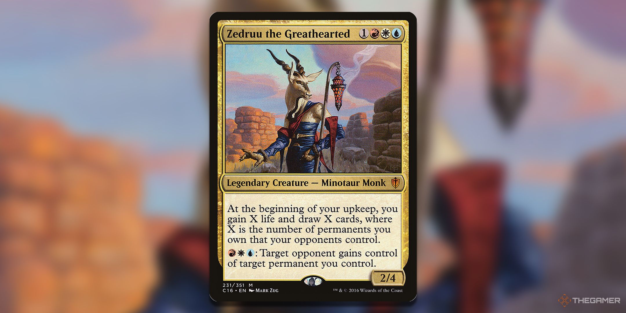 Zedruu the Greathearted MTG Card.