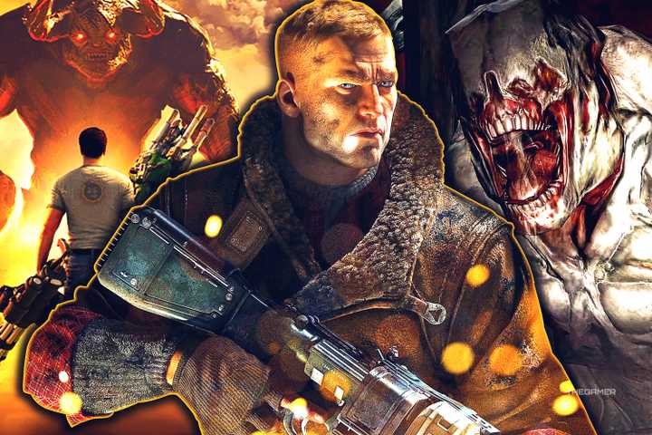 Serious Sam 4, Wolfenstein: The New Order and Doom 3: BFG Edition.