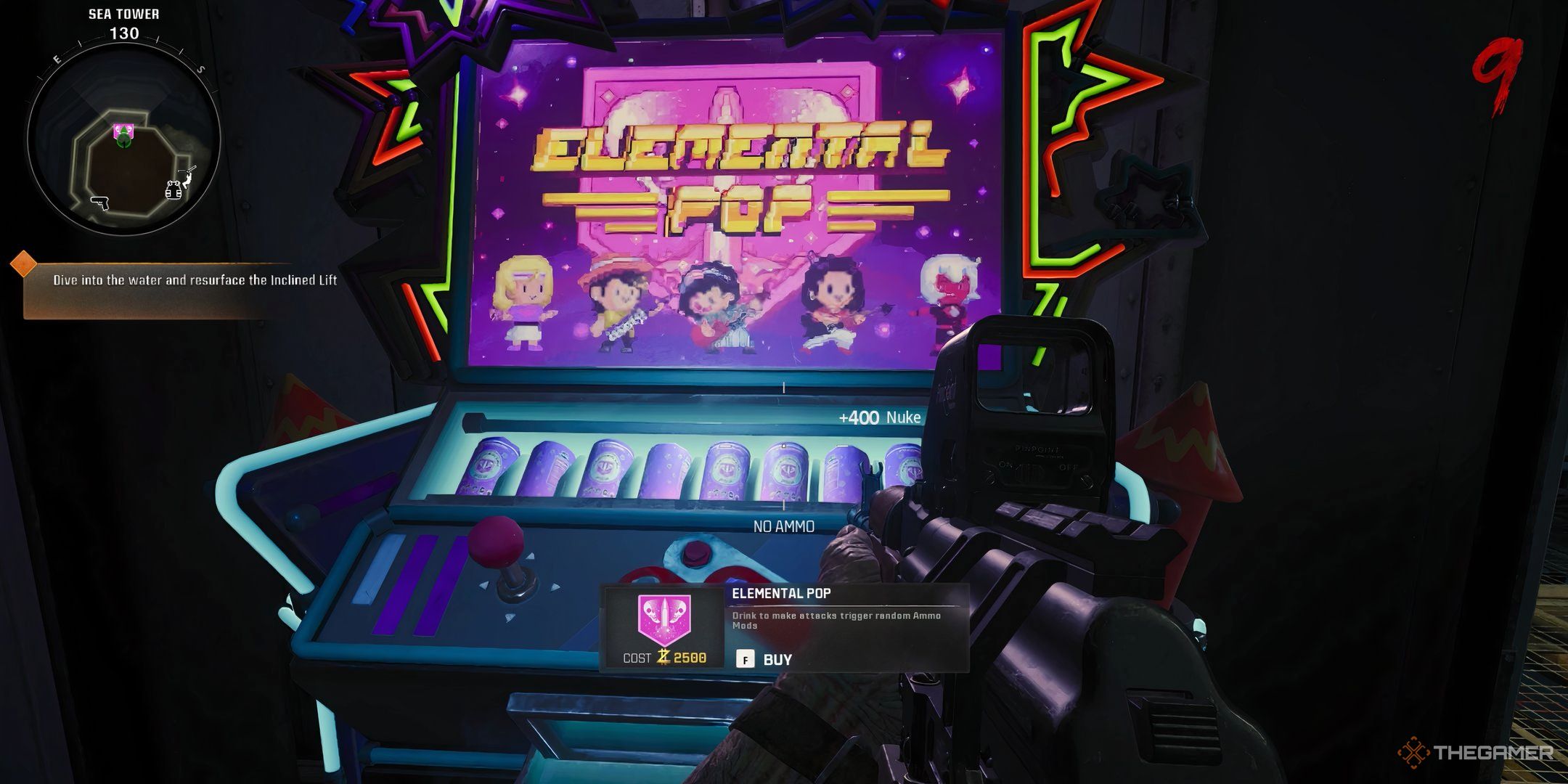 Standing in front of the Elemental Pop Perk-a-Cola Machine at Terminus in Call Of Duty Black Ops 6 Zombies.