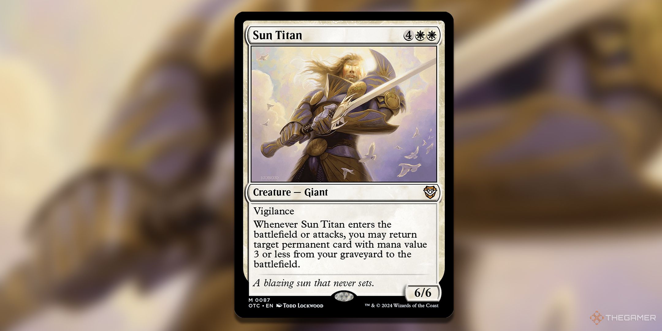 The Sun Titan MTG Card.