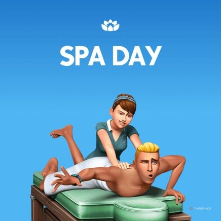 TS4 Pack Art Spa Day Game Pack