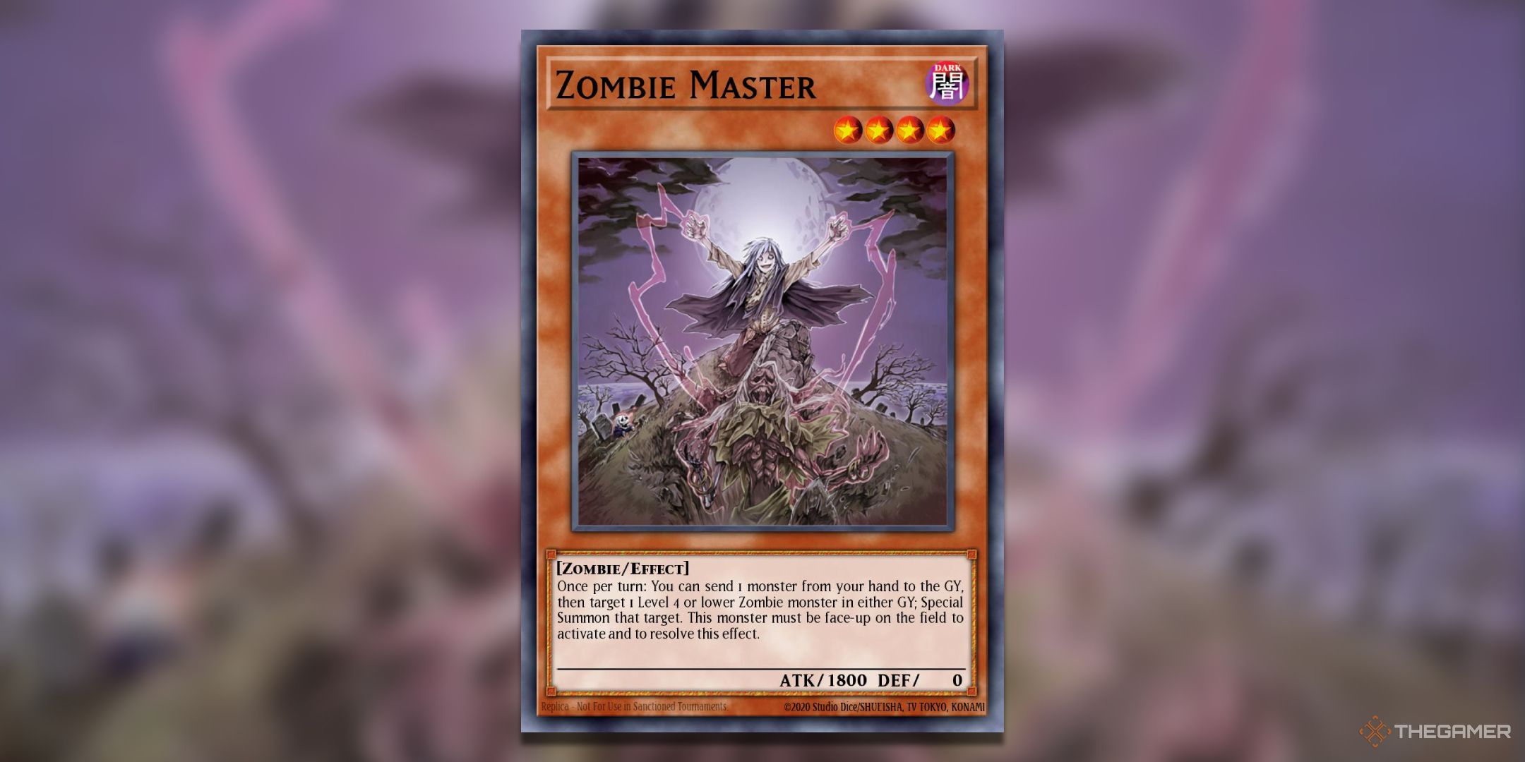 Zombie Master Yu-Gi-Oh! TCG Card Art.
