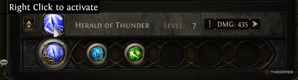 Path of Exile 2 Herald of Thunder Activate