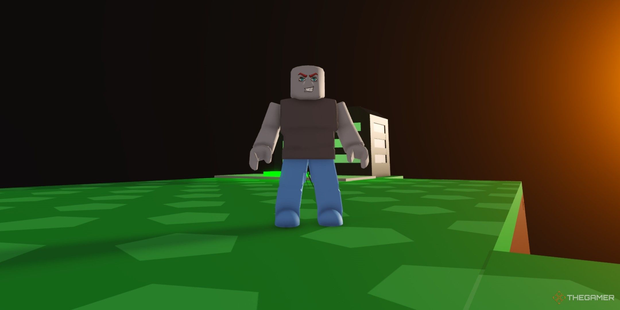 a player in Skyblock Tycoon on Roblox 