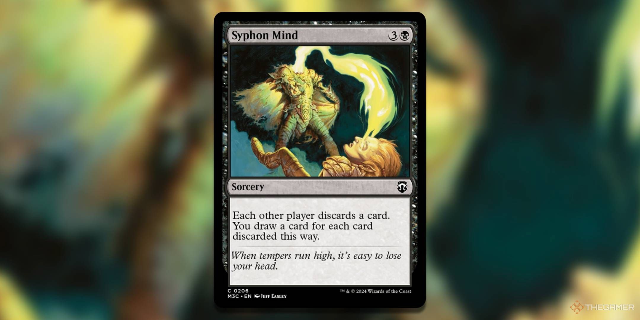 The Syphon Mind card, from Modern Horizons 3 Commander.