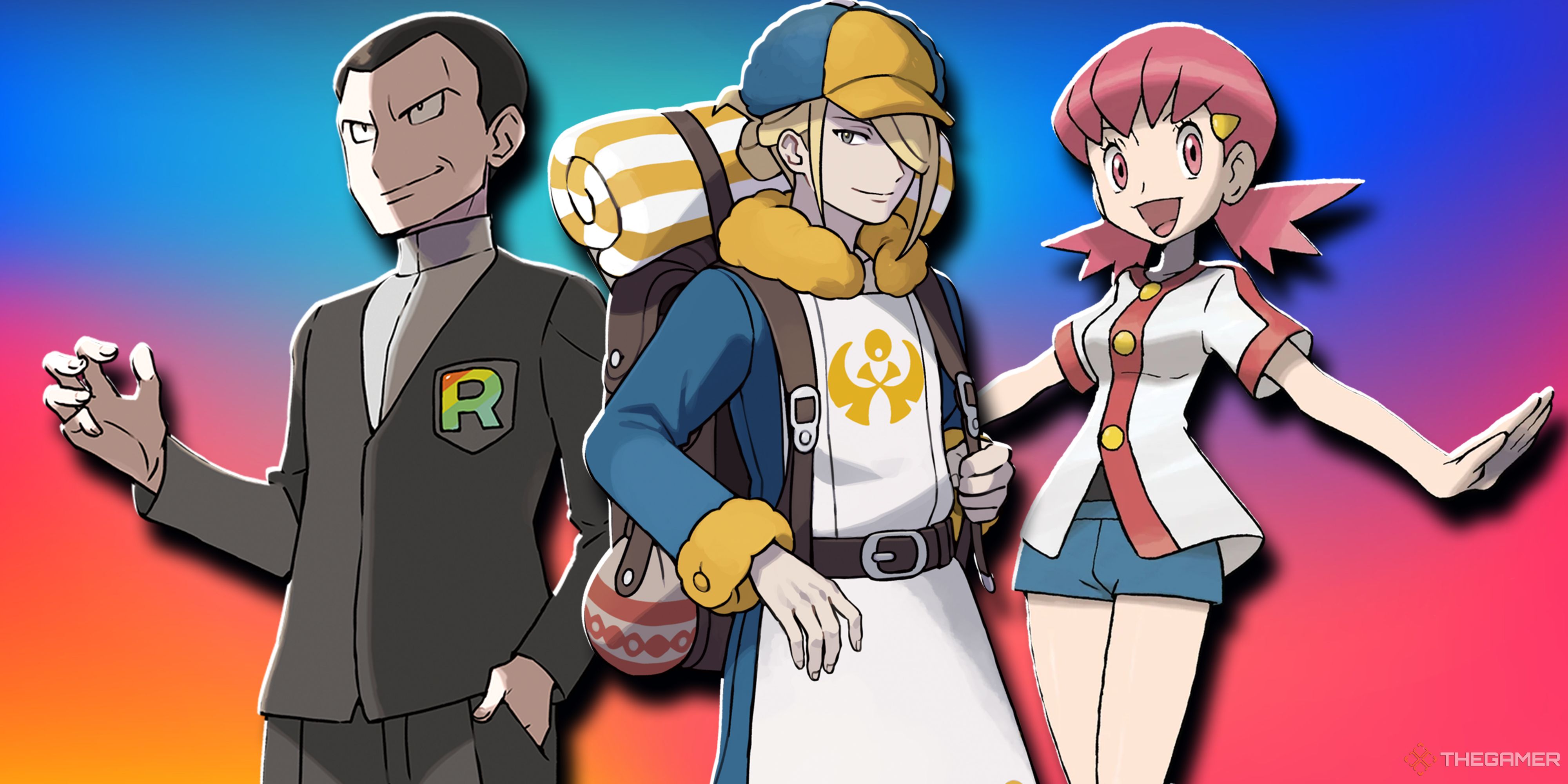 Pokemon Volo, Giovanni and Whitney.
