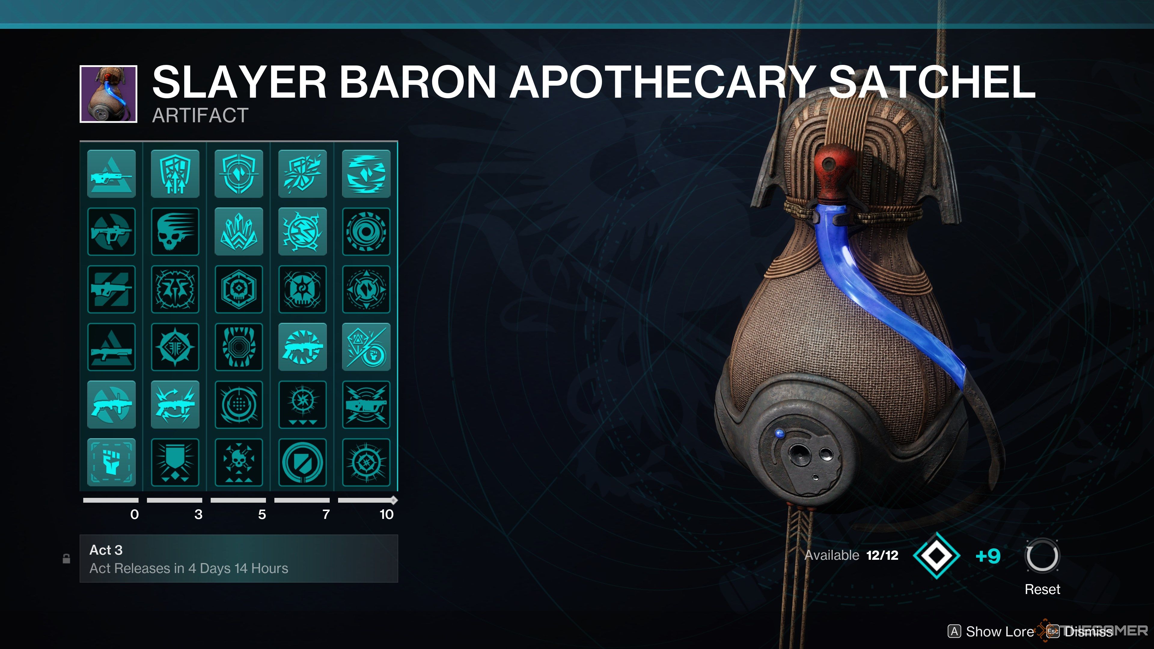 Destiny 2 S25 Hunter Stasis Artifact