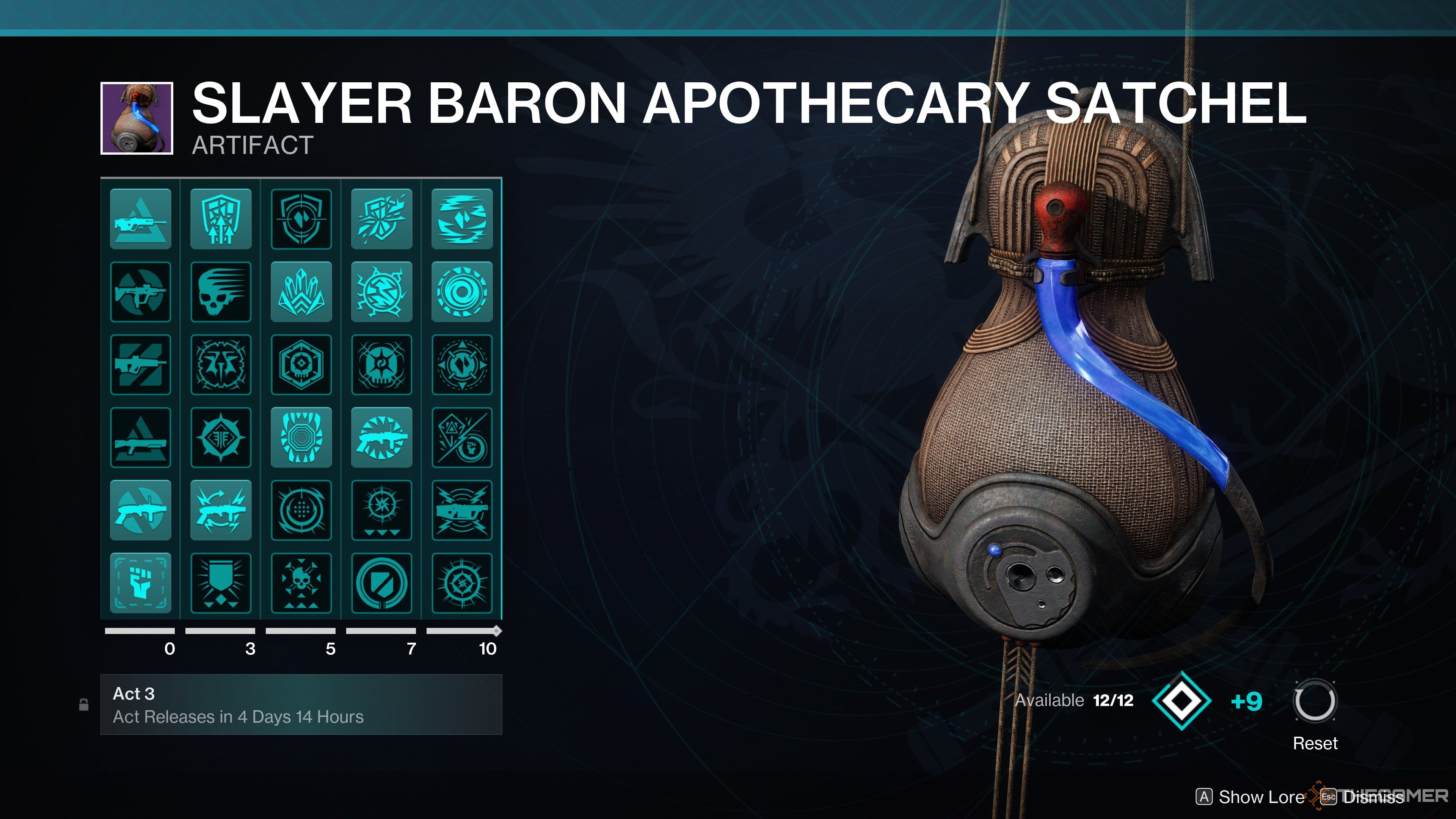 Destiny 2 S25 Hunter Void Artifact