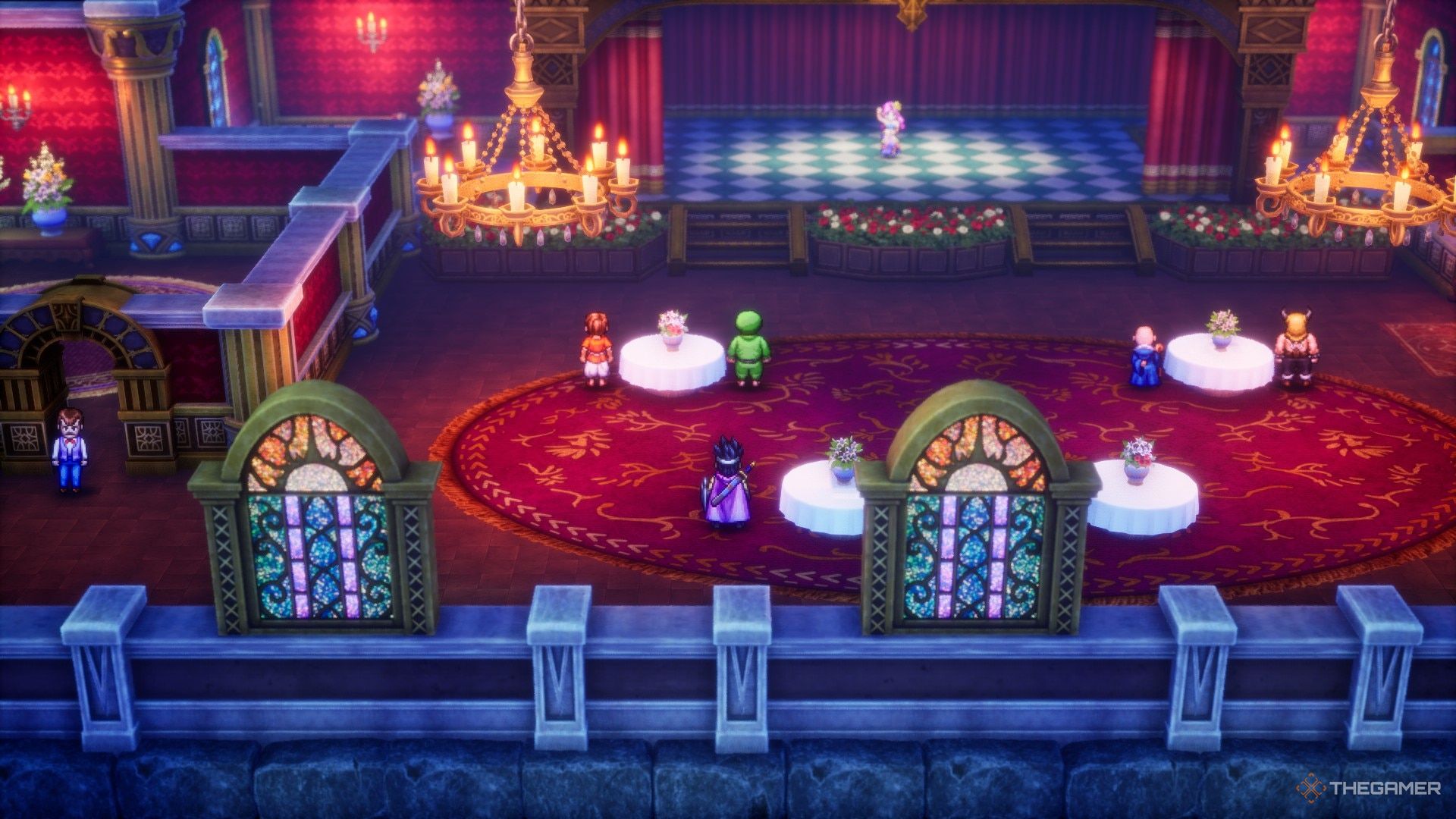 A screenshot of Dragon Quest 3's personality dungeon.