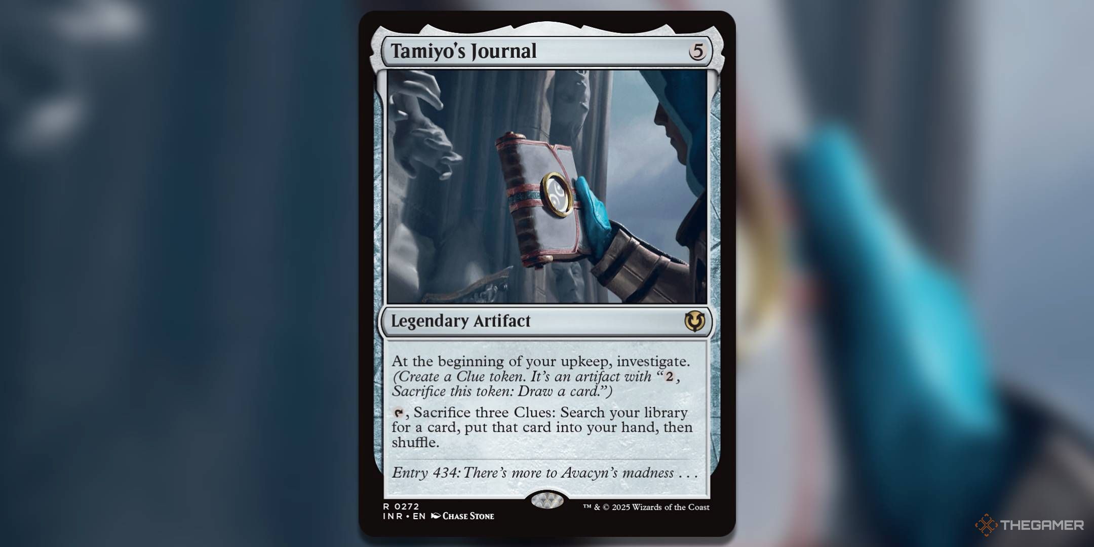 Image of Tamiyo's Journal card in Magic: The Gathering.