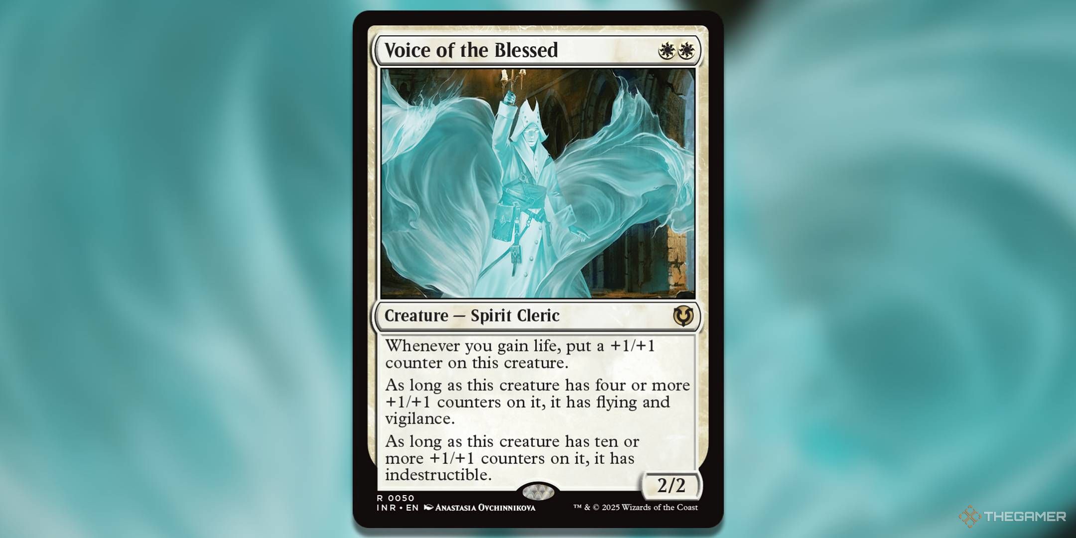 Image of Voice of the Blessed from Magic: the Gathering.