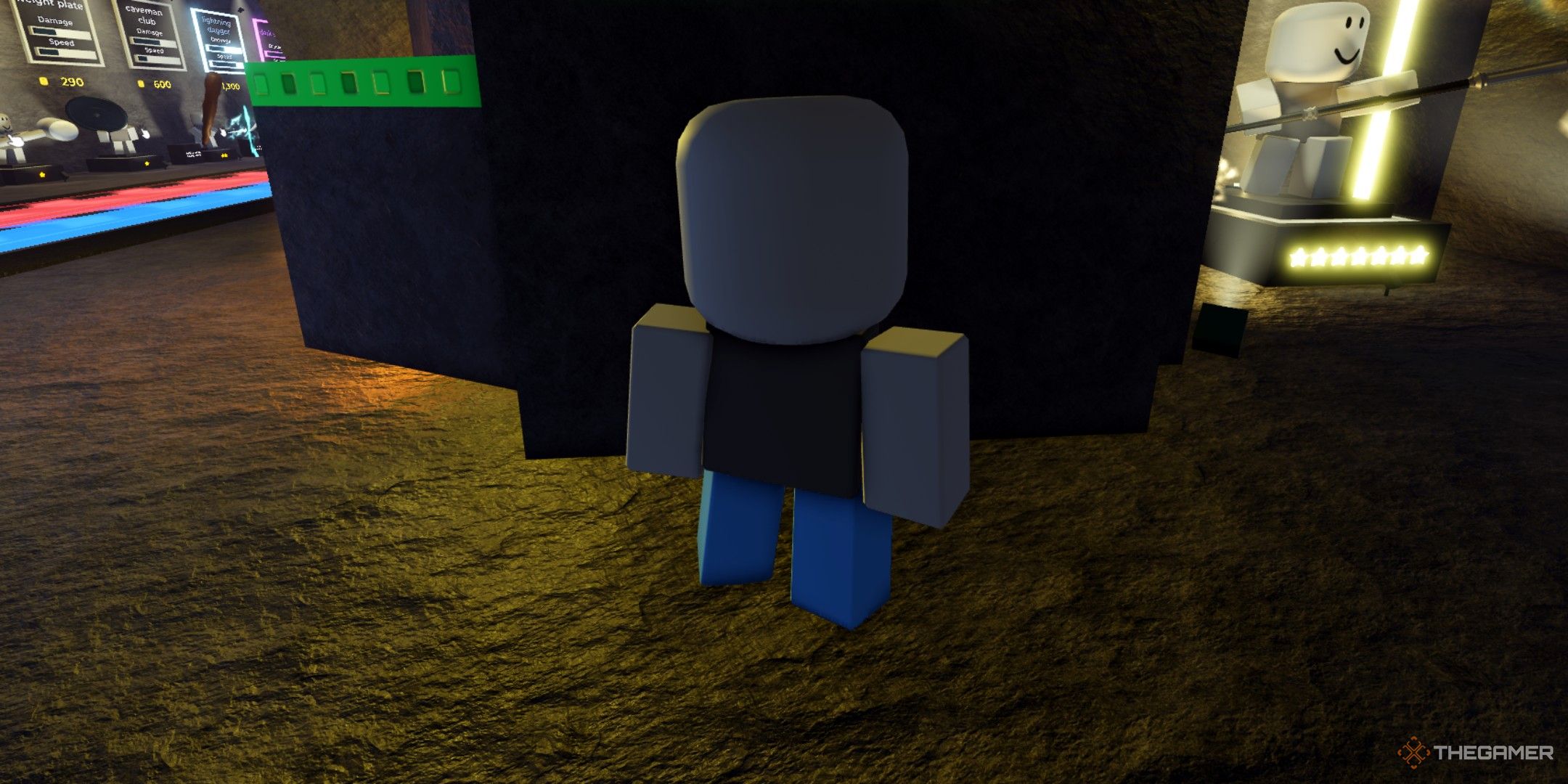 a player in Blades & Buffoonery on Roblox