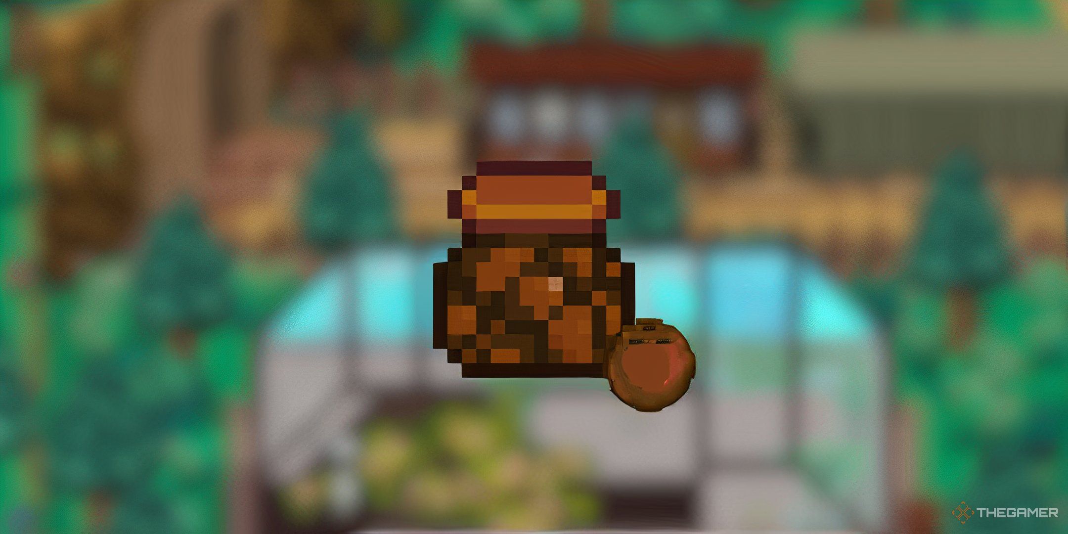 Stardew Valley Dried coconut with a coconut next to them on a blurred background.