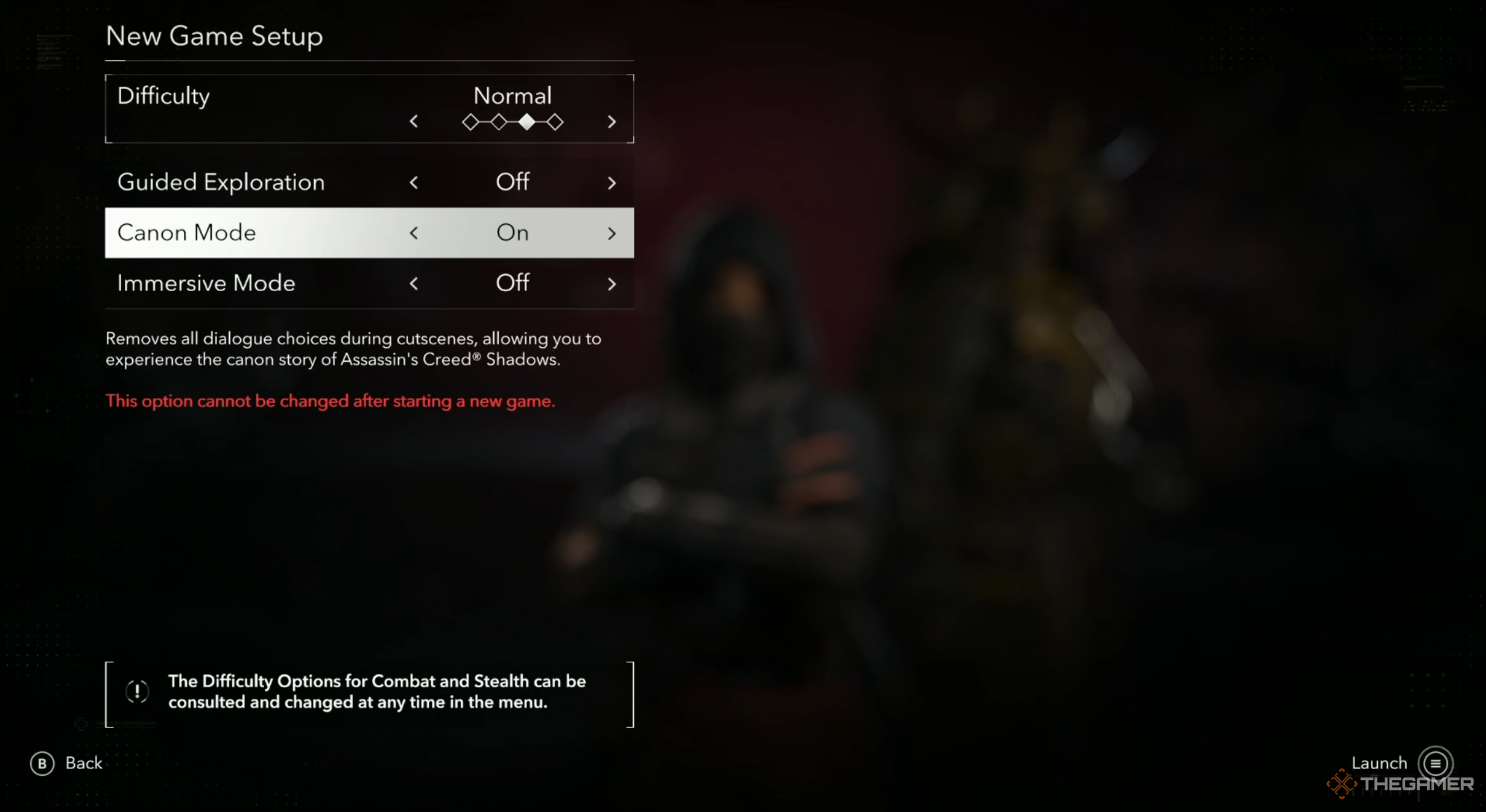 An explanation of what Canon Mode is in Assassin's Creed Shadows.