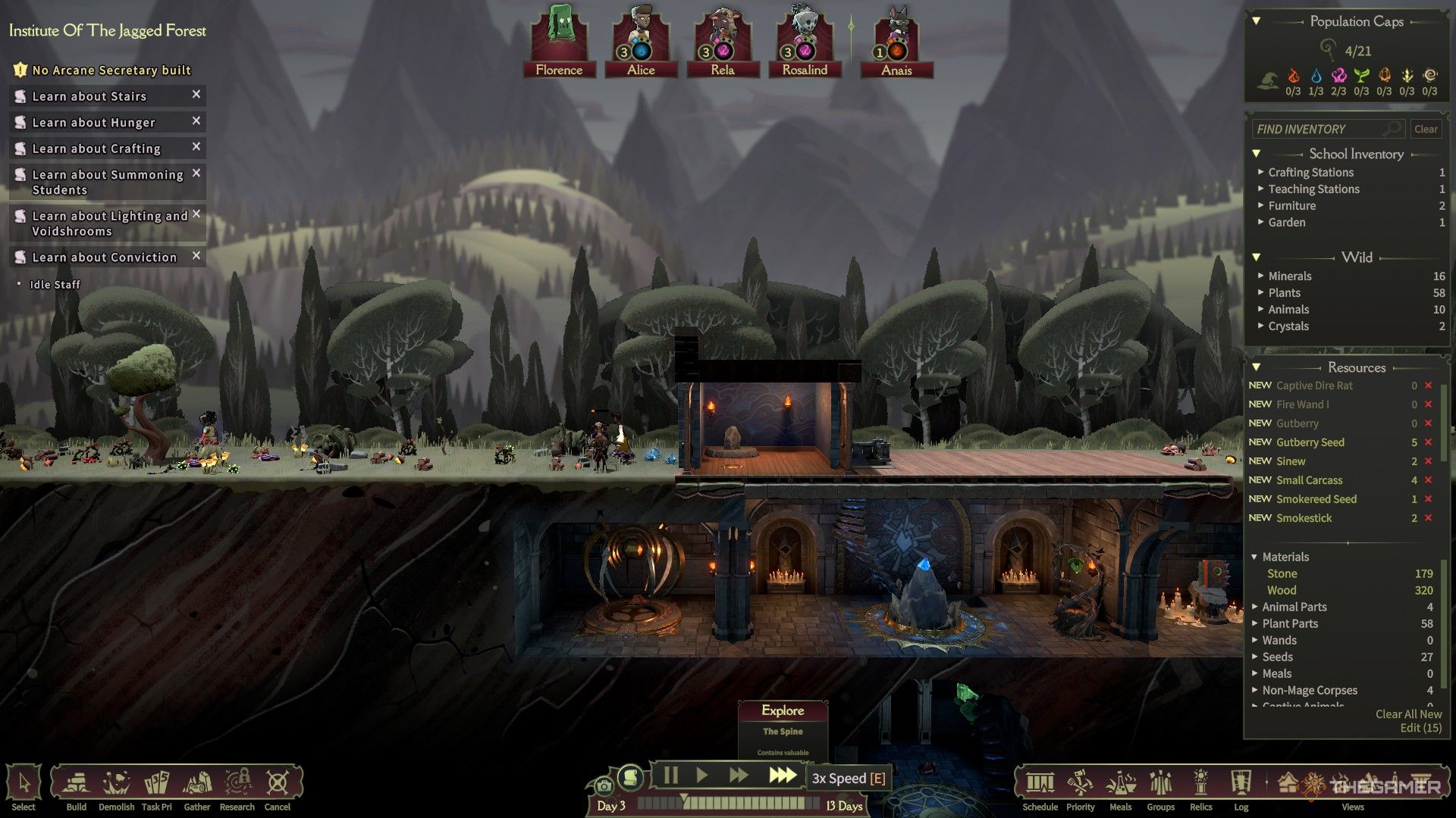 Mages are working in fast=forward mode in Mind Over Magic.