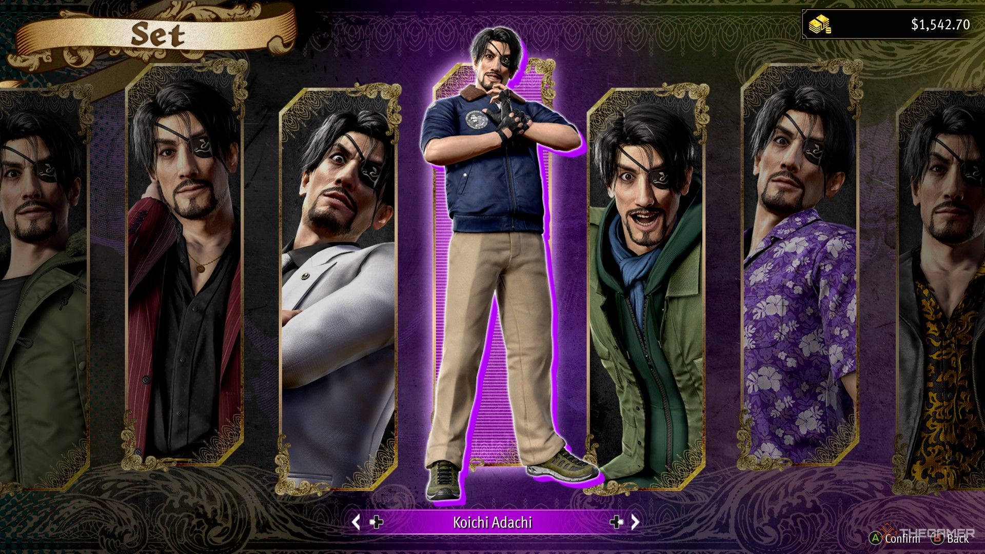 Majima as Adachi in Like a Dragon Pirate Yakuza in Hawaii.