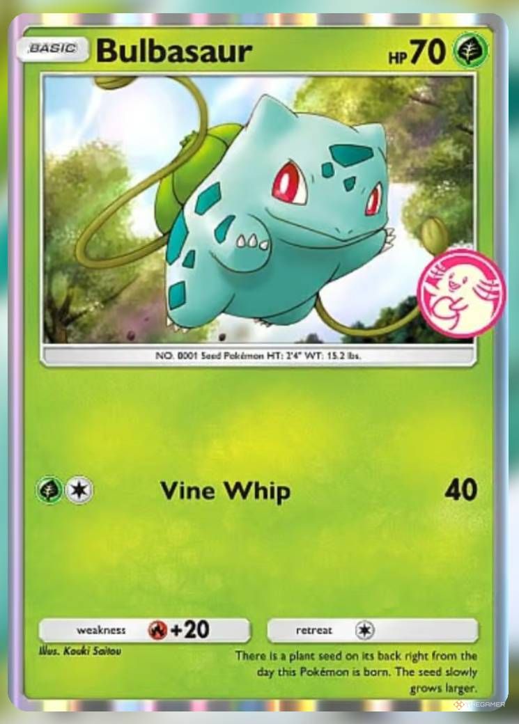 Pokemon Trading Card Game Pocket Promo Card Bulbasaur.-1