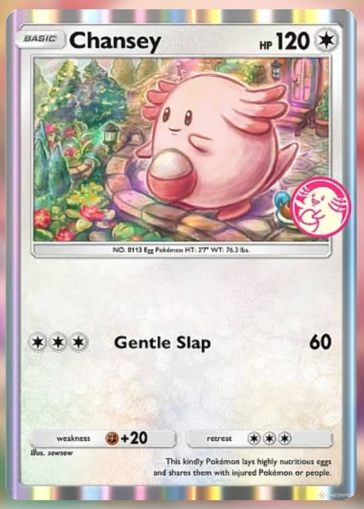 Pokemon Trading Card Game Pocket Promo Card Chansey.-1