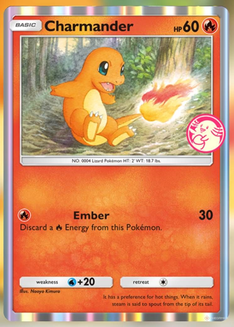 Pokemon Trading Card Game Pocket Promo Card Charmander.-1