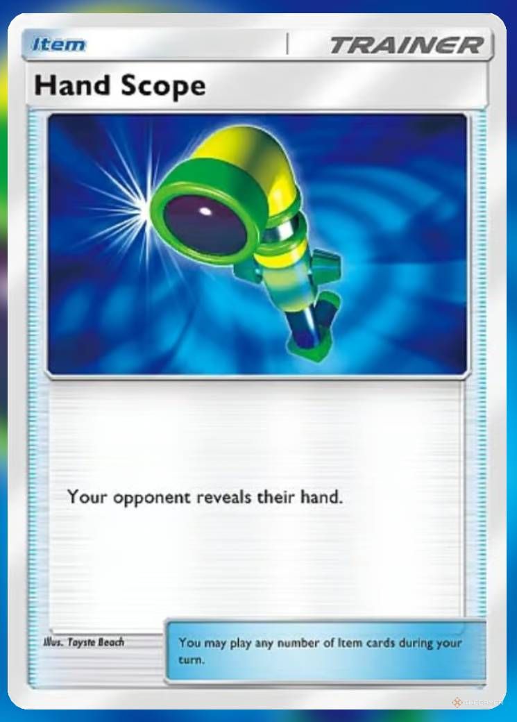 Pokemon Trading Card Game Pocket Promo Card Hand Scope Item.-1