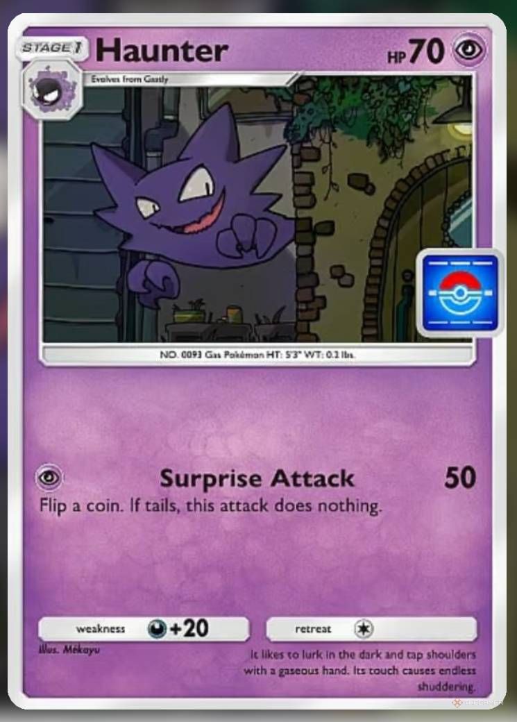 Pokemon Trading Card Game Pocket Promo Card Haunter.-1