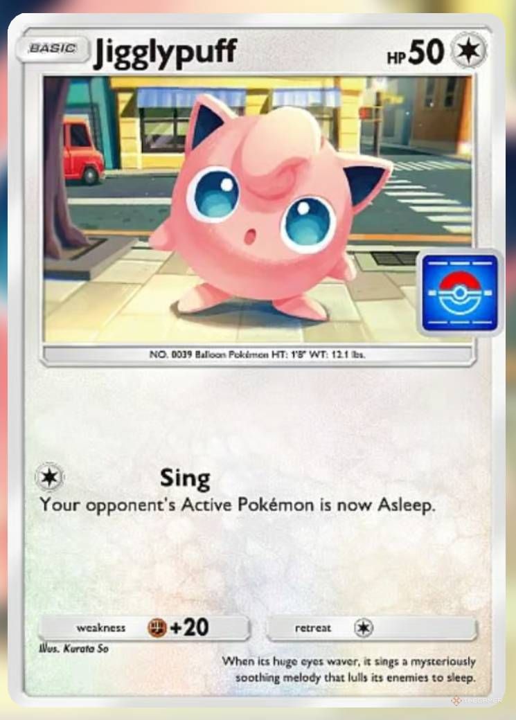 Pokemon Trading Card Game Pocket Promo Card Jigglypuff.-1