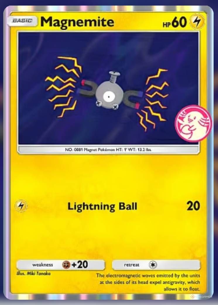 Pokemon Trading Card Game Pocket Promo Card Magnemite.-1