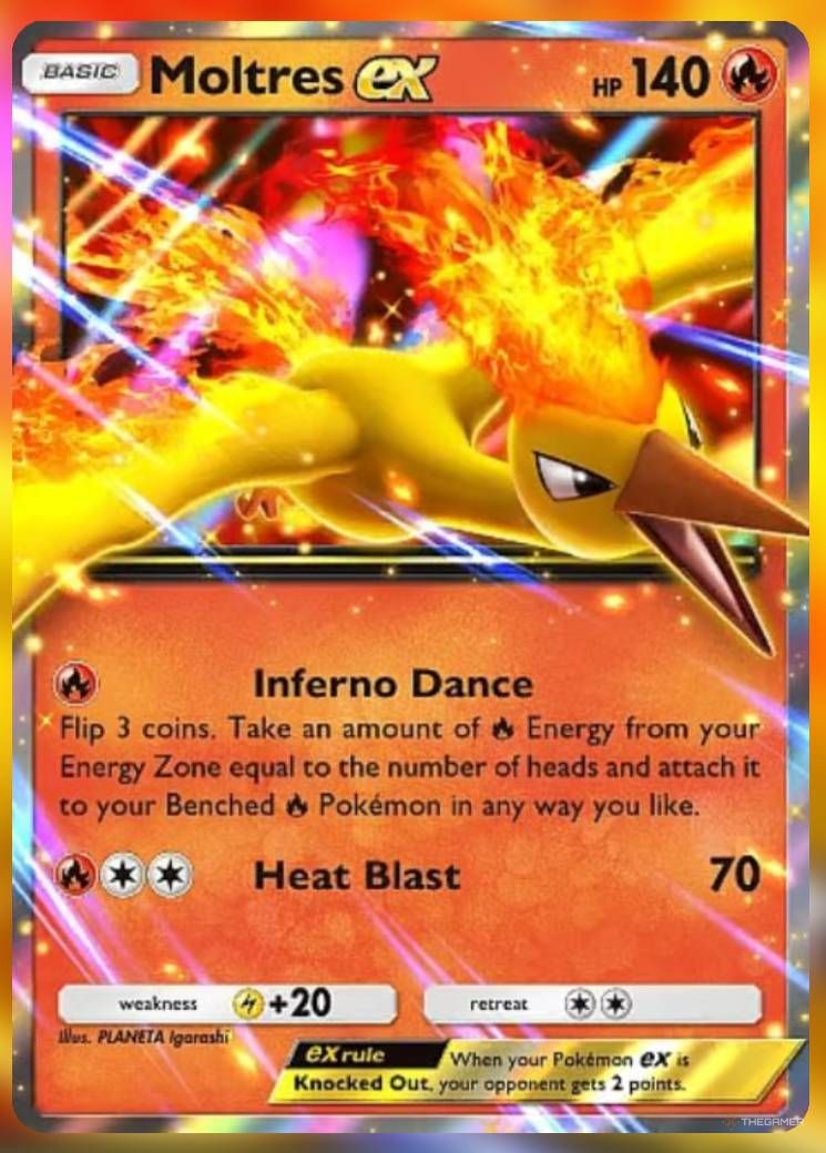 Pokemon Trading Card Game Pocket Promo Card Moltres ex.-1