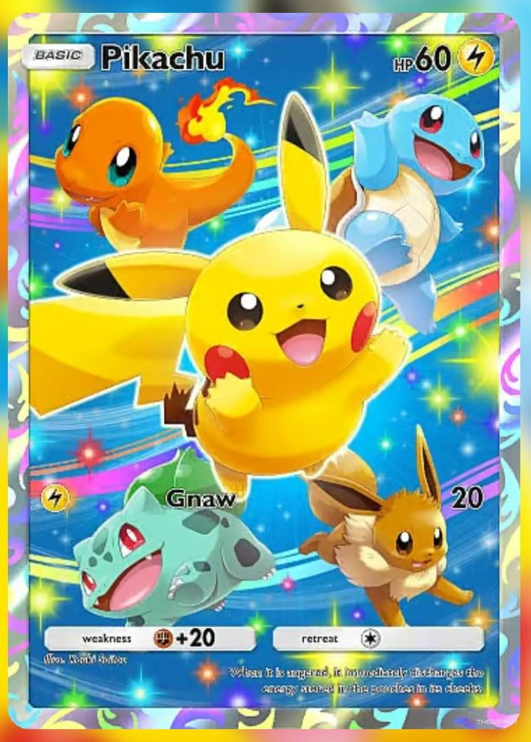 Pokemon Trading Card Game Pocket Promo Card Pikachu with alternate art.-1