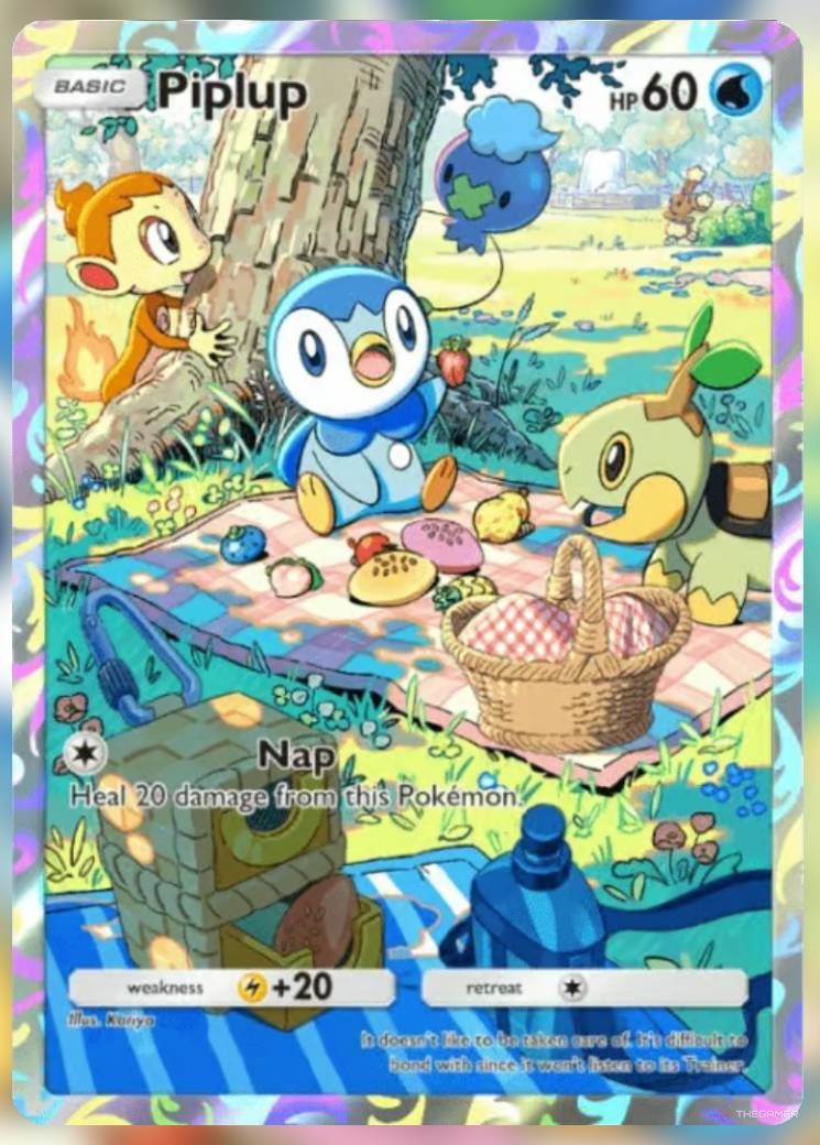 Pokemon Trading Card Game Pocket Promo Card Piplup.-1