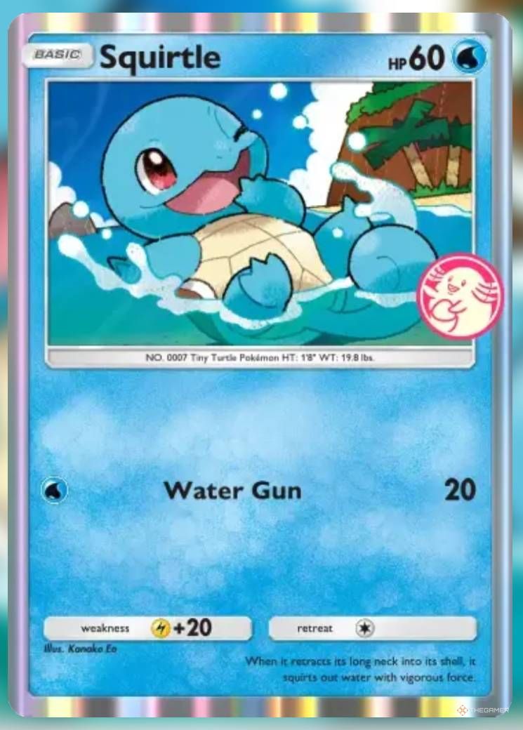 Pokemon Trading Card Game Pocket Promo Card Squirtle.-1