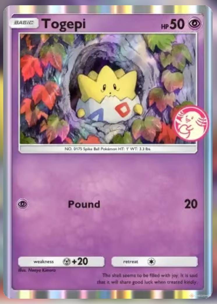 Pokemon Trading Card Game Pocket Promo Card Togepi.-1