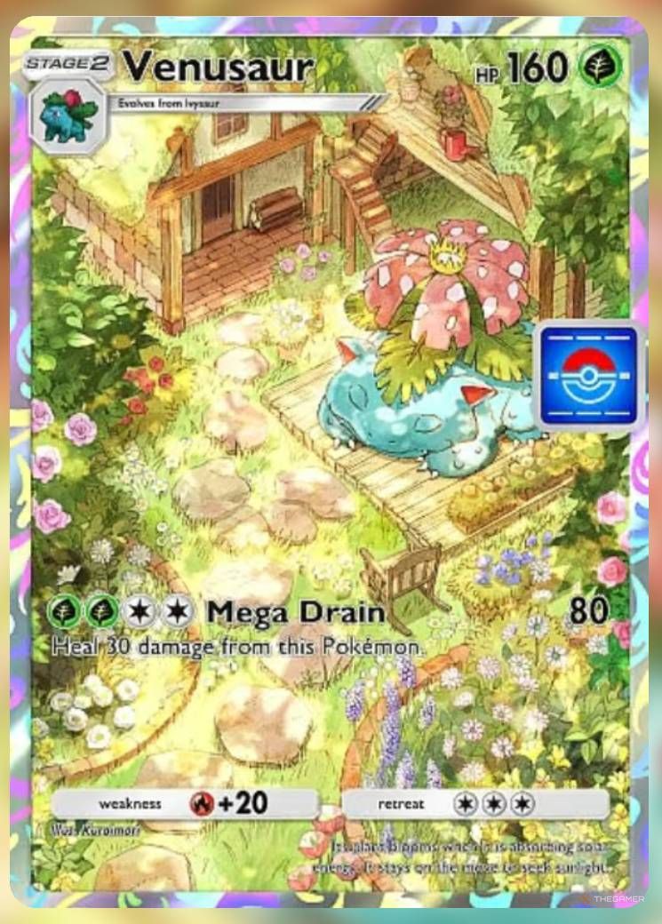 Pokemon Trading Card Game Pocket Promo Card Venusaur.-1