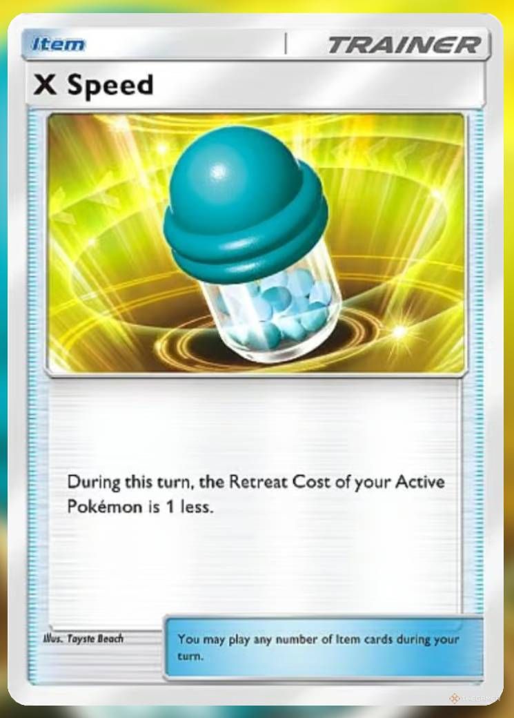 Pokemon Trading Card Game Pocket Promo Card X Speed Item.-1