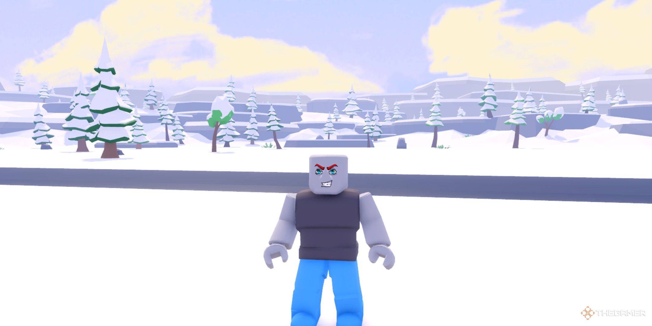 a player in Mountain Resort Tycoon on Roblox